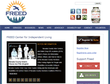 Tablet Screenshot of freed.org